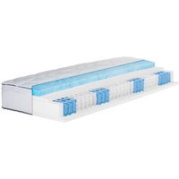 BECO 7-Zonen Boxspring-Matratze Royal Flex mit abnehmbarem Gelschaum-Topper (H4, 100 x 200 cm)