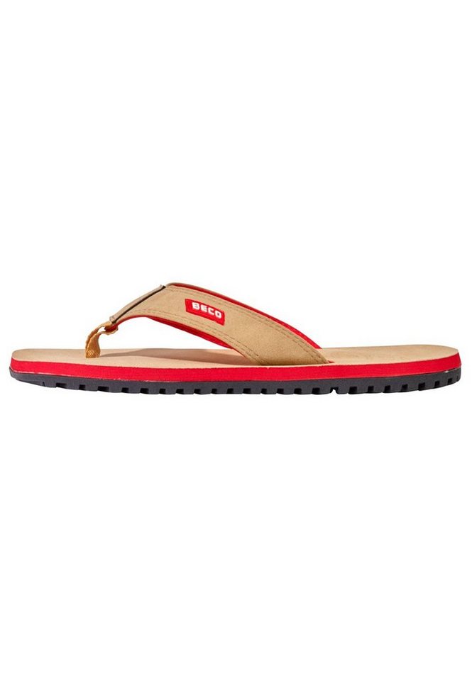 Beco Beermann BEactive V-Strap Zehentrenner in cooler Wildleder-Optik – Bild 2 von 5