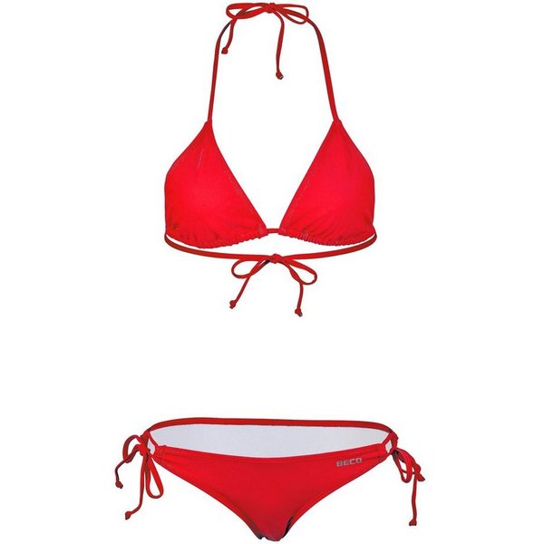 Beco Beermann Triangel-Bikini-Top BECO-Basic Side Tie Triangle Bikini (2-St), in modischen Farben