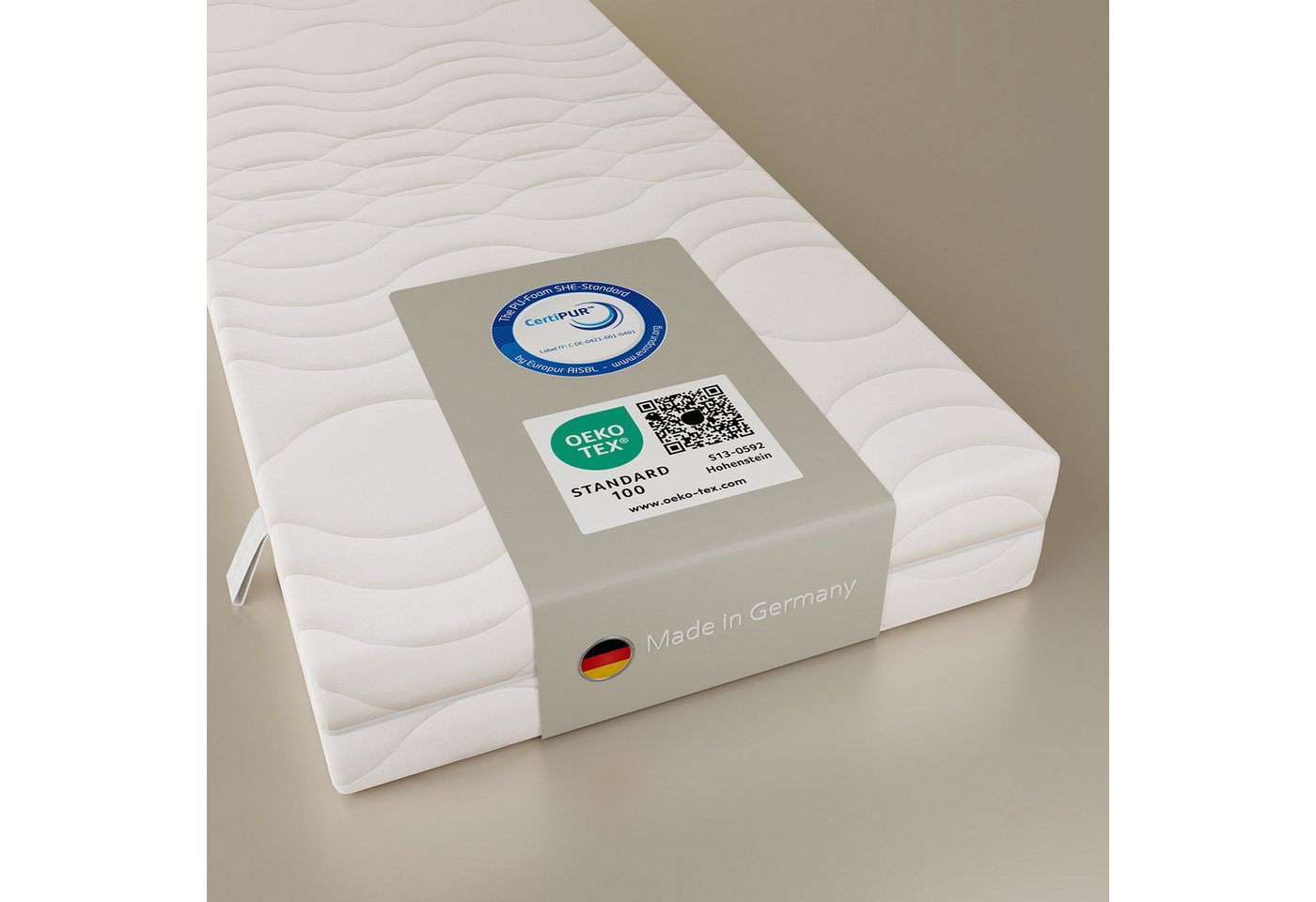 Kaltschaummatratze Ortho Dynamic, Wendematratze 7 Zonen, Beco, (Matratze 80x200 cm, 19cm hoch, hergestellt in Deutschland, H2/H3), Matratze 80x200 90x190 90x200 – Bild 2 von 5