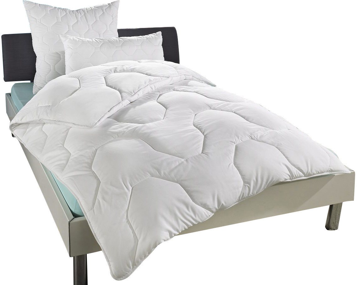 Beco Kunstfaserbettdecke Wellness XXL, kuschelig dicke Winterdecken, Füllung: Polyester, Bezug: Baumwolle oder Polyester, in den Größen 135x200 6 155x220 cm. He – Bild 2 von 5