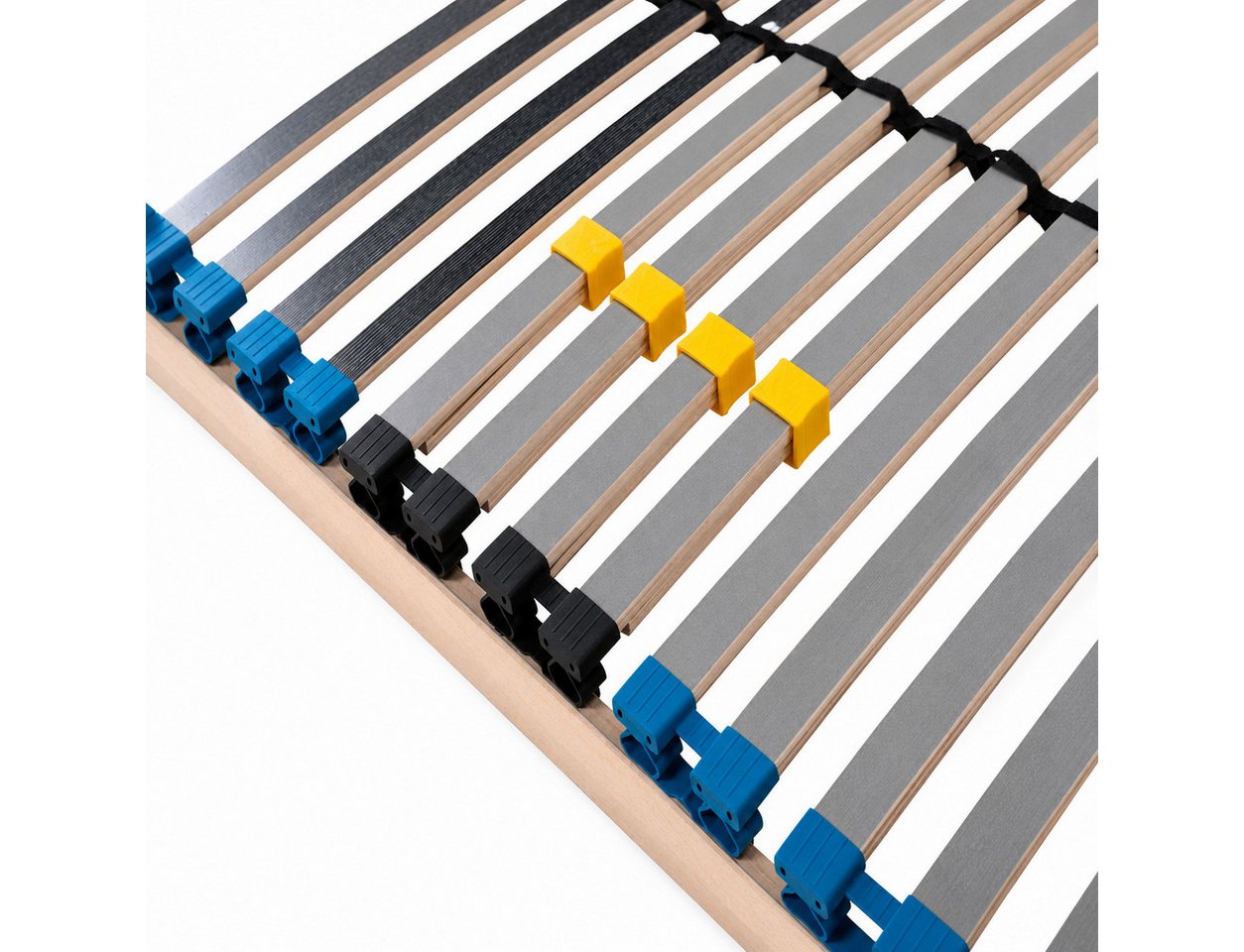 Lattenrost 28 Latten, 7-Zonen, Selbstmontage, Beco, Lattenrost 80x200 cm, 8.5 cm hoch, Selbstmontage, hergestellt in Deutschland – Bild 4 von 5