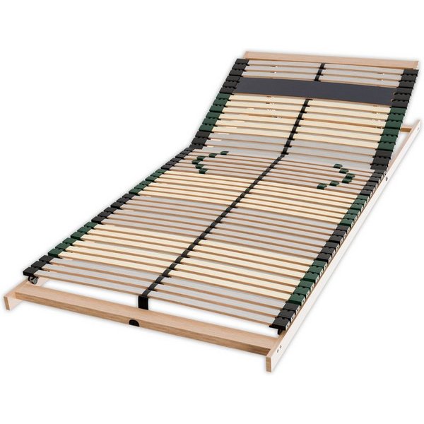 Lattenrost 7 Zonen, Selbstmontage, Beco, Kopfteil verstellbar, Lattenrost 100x200 cm, bis 200 kg belastbar, hergestellt in Deutschland