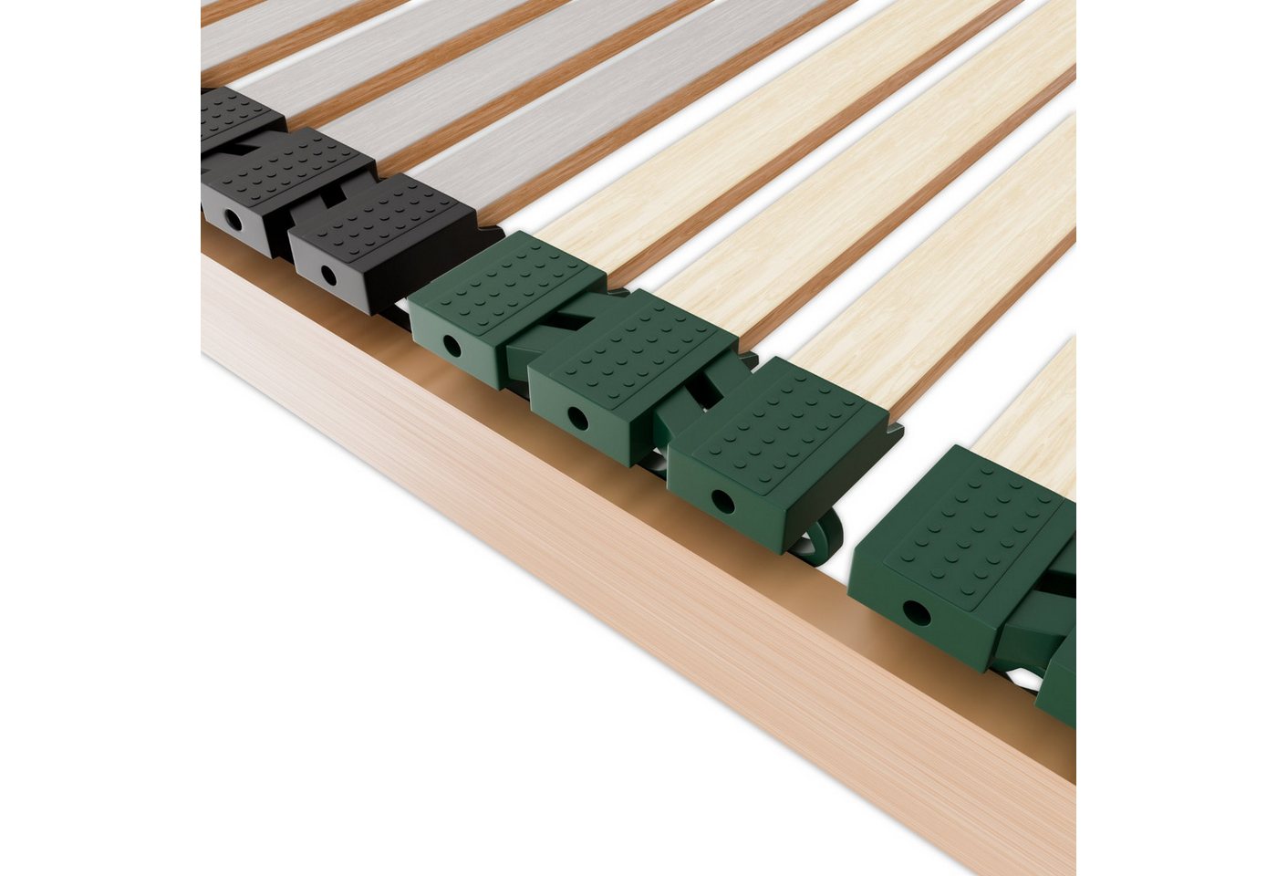 Lattenrost 7 Zonen, Selbstmontage, Beco, Kopfteil verstellbar, Lattenrost 100x200 cm, bis 200 kg belastbar, hergestellt in Deutschland – Bild 5 von 5