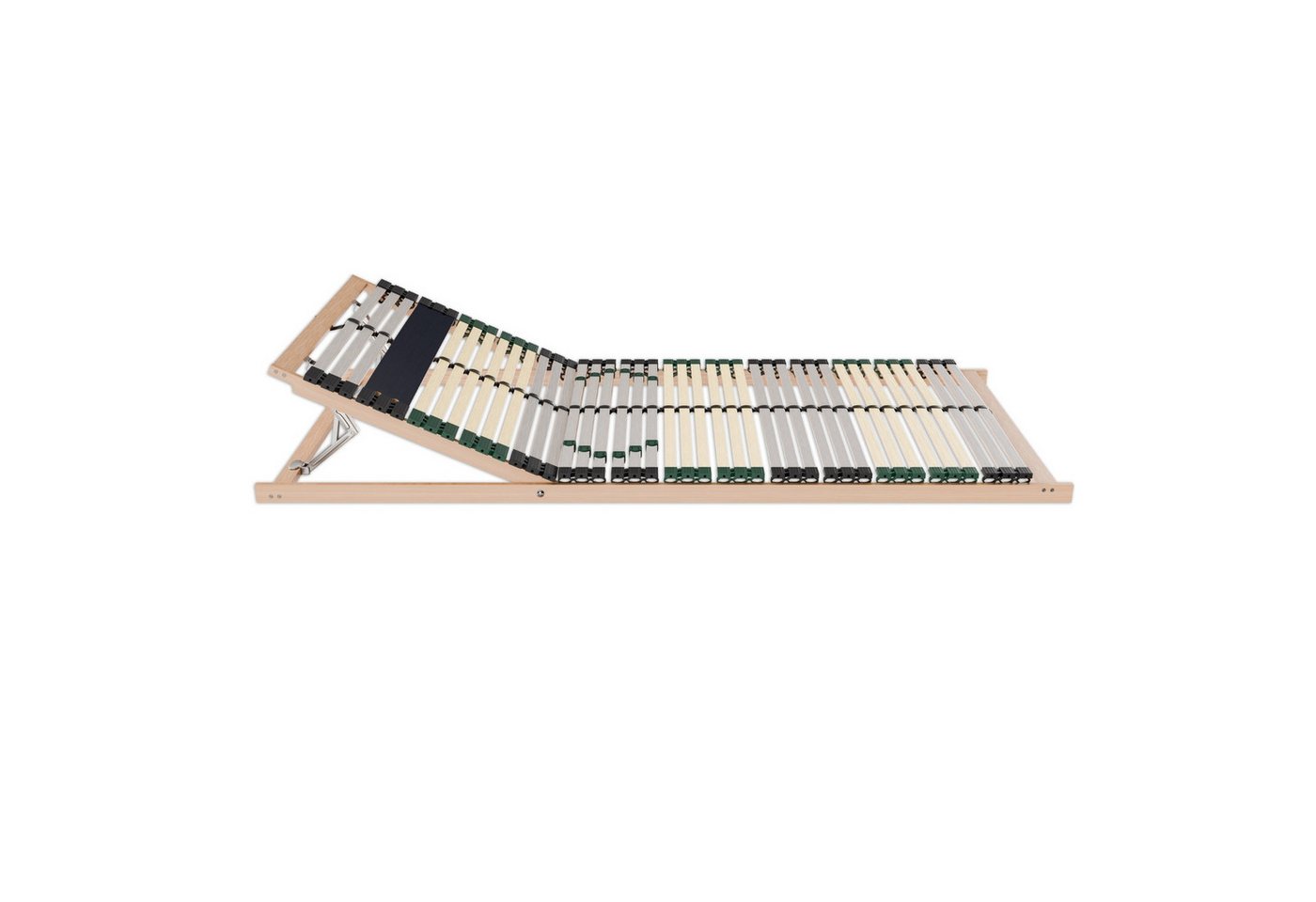 Lattenrost besonders stabil, Beco, Kopfteil verstellbar, Lattenrost 90x200 cm, 7 Zonen, bis 200 kg belastbar, hergestellt in Deutschland, Selbstmontage – Bild 2 von 5