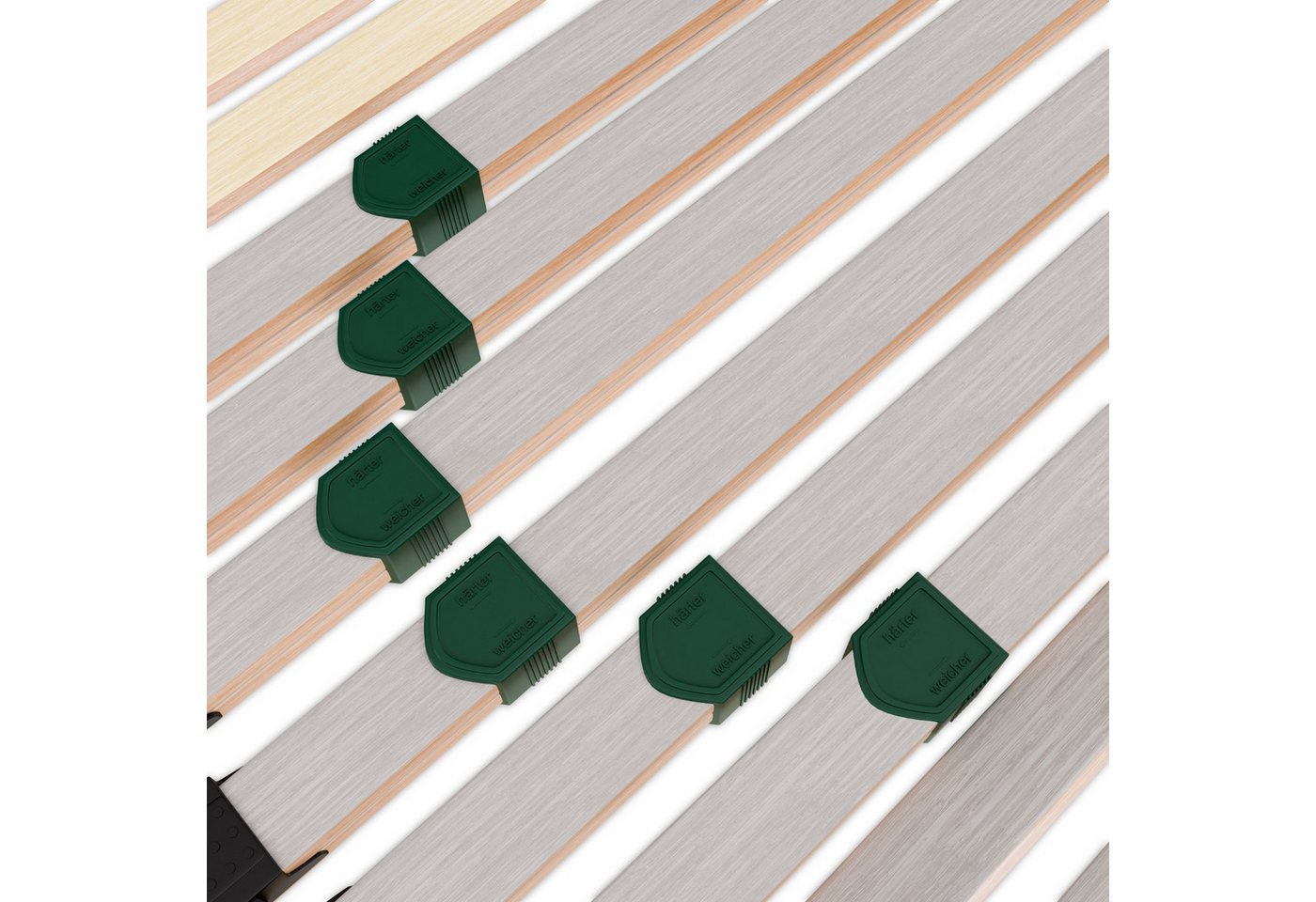 Lattenrost besonders stabil, Beco, Kopfteil verstellbar, Lattenrost 90x200 cm, 7 Zonen, bis 200 kg belastbar, hergestellt in Deutschland, Selbstmontage – Bild 5 von 5