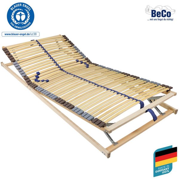 Lattenrost Blue Royal KF, Beco, Kopfteil manuell verstellbar, Fußteil manuell verstellbar, ausgezeichnet mit dem Blauen Engel