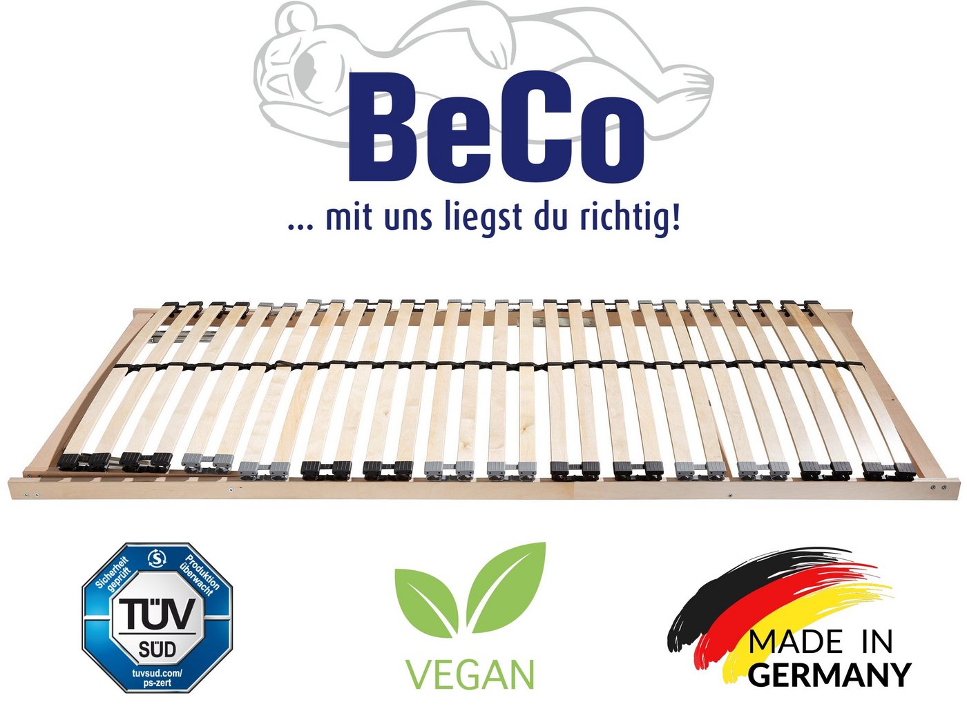 Lattenrost Easy Star K, Beco, preisgünstig zur einfachen Selbstmontage, 100% Made in Germany – Bild 2 von 5