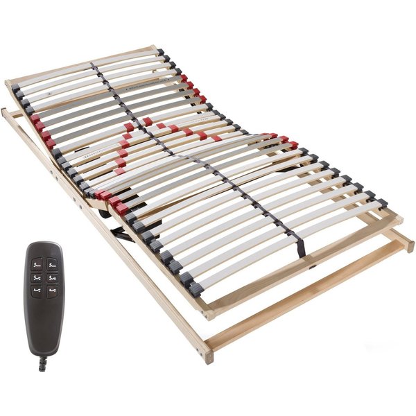 Lattenrost Superflex STABIL PLUS elektrisch verstellbar mit Motor, Beco, 28 Leisten aufgebaut mit Härte-Anpassung 100% Made in Germany