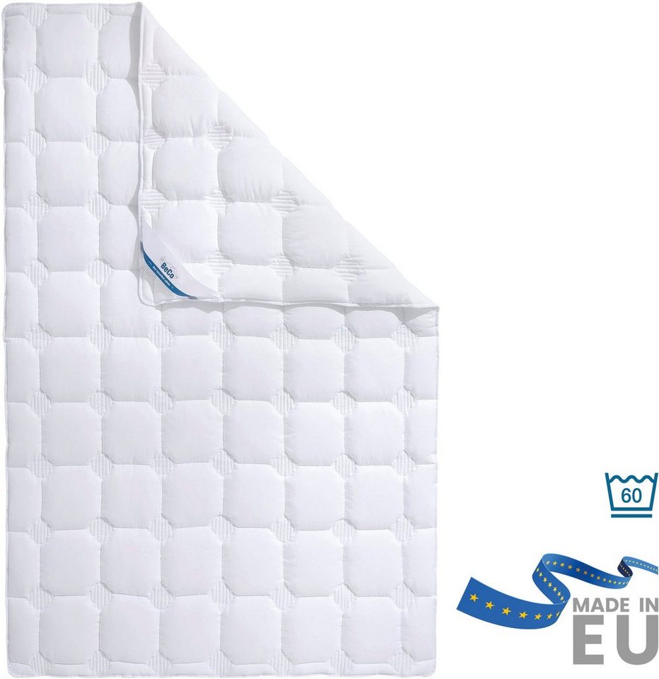 Beco Microfaserbettdecke Medibett Cotton Soft, Bettdecken für Sommer und Winter, Decke, Füllung: Polyester, Bezug: 80% Polyester, 20% Baumwolle, Bettdecke 135x2 – Bild 4 von 5