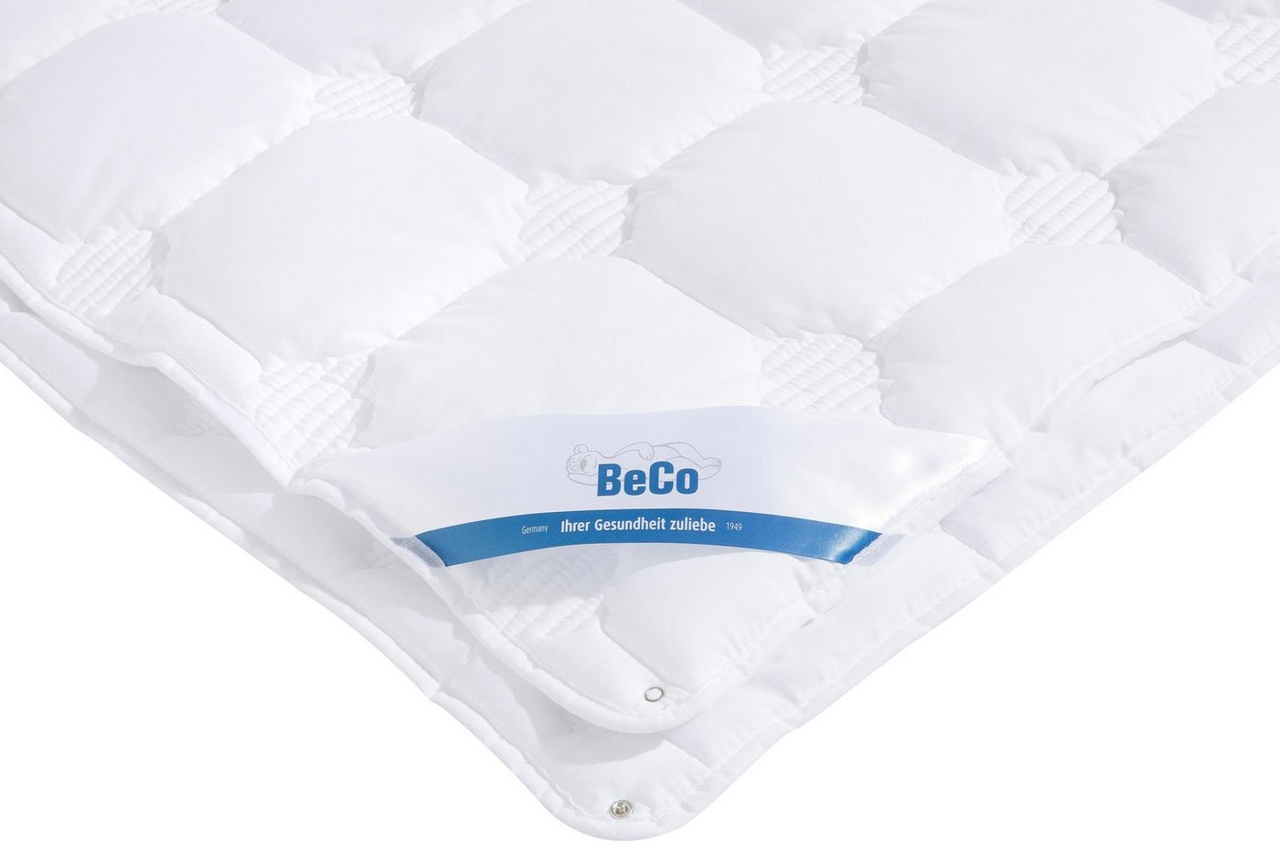 Beco Microfaserbettdecke Medibett Cotton Soft, Bettdecken für Sommer und Winter, Decke, Füllung: Polyester, Bezug: 80% Polyester, 20% Baumwolle, Bettdecke 135x2 – Bild 5 von 5