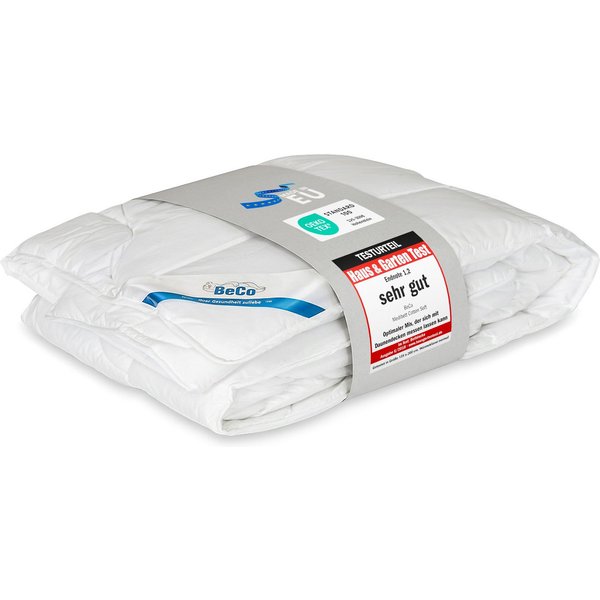 Beco Microfaserbettdecke Medibett Cotton Soft, Bettdecken für Sommer und Winter, Decke, Füllung: Polyester, Bezug: 80% Polyester, 20% Baumwolle, Bettdecke 135x2