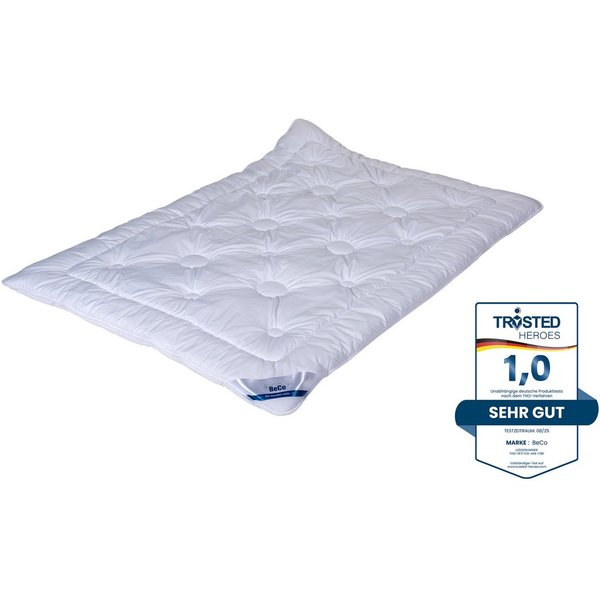 Beco Microfaserbettdecke Royal Soft "GOLD", warme Duo-Decke Testsieger 2019, Füllung: Polyester, Bezug: Microfaser