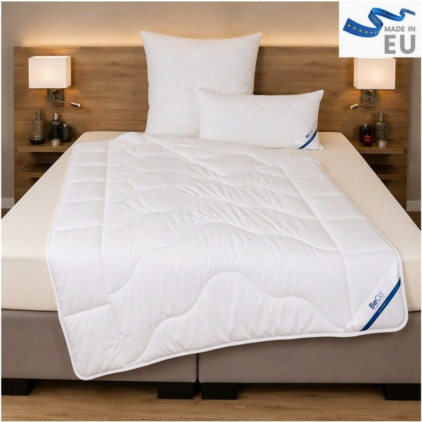 Beco Microfaserbettdecke Royal Soft "GOLD", warme Duo-Decke Testsieger 2019, Füllung: Polyester, Bezug: Microfaser
