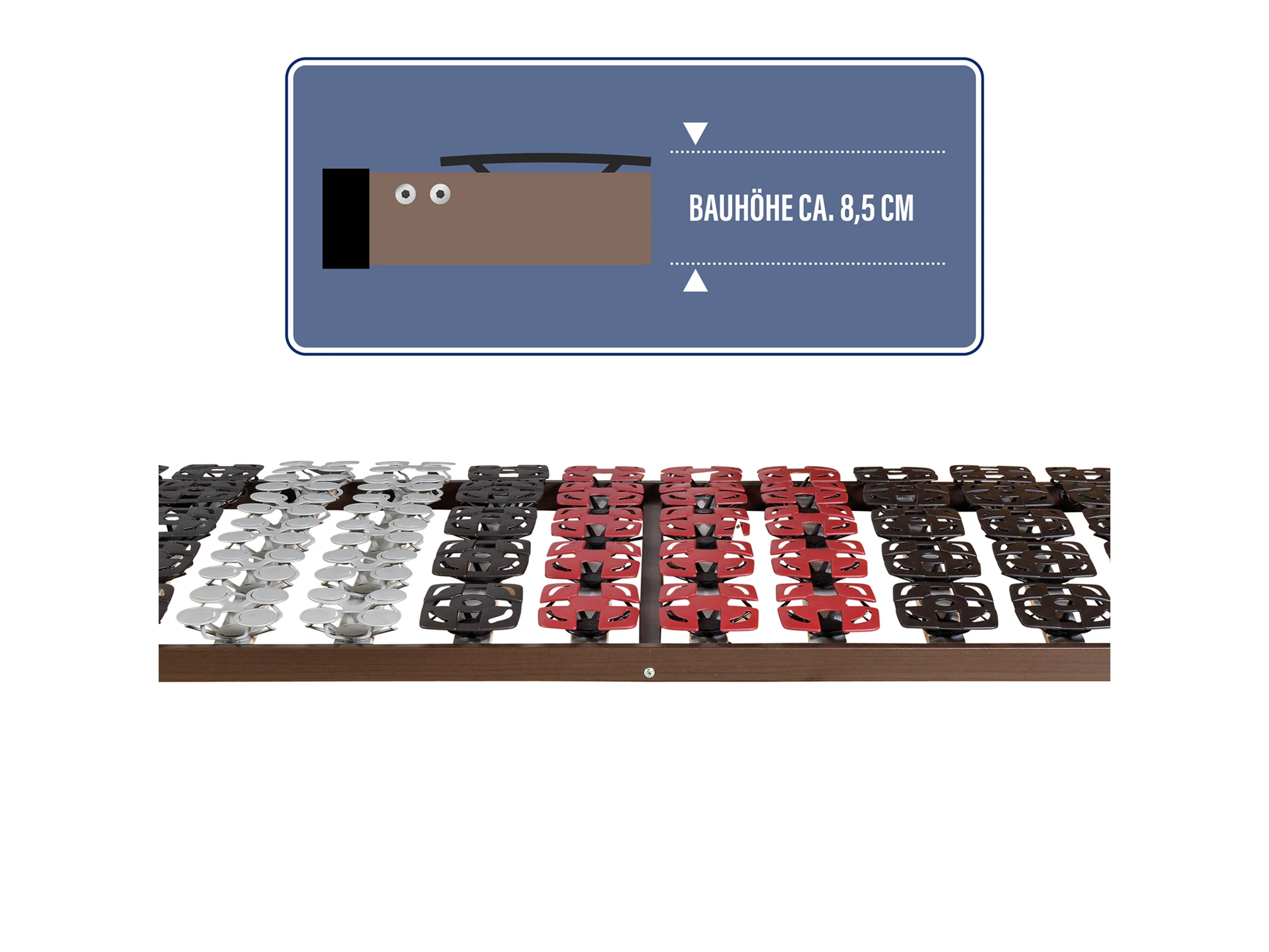 BECO Tellerlattenrost (Vollmodul, verstellbar, 100 x 200 cm) – Bild 3 von 4