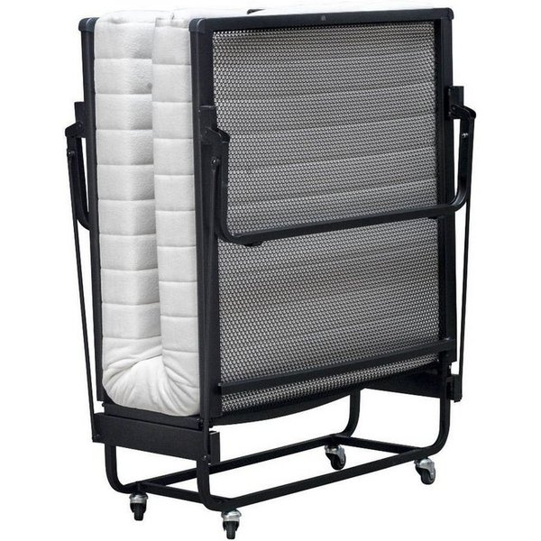 BedBox Gästebett Gästebett, Klappbett, Raumsparbett mit Spiralnetgitter mit Kaltschaummatratze, inclusive Staub Husse, 90x200 oder 120x200 cm