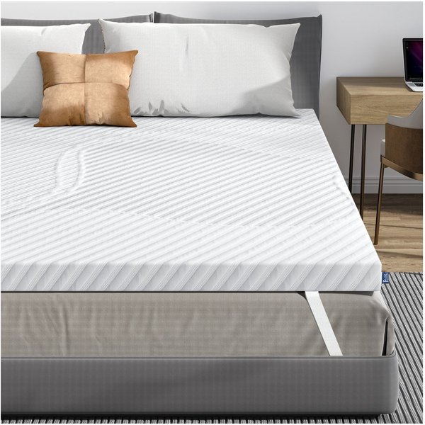 BedStory, Topper 180x200 cm Gel Memory Foam weich/mittelfest Matratzentopper Oeko-TEX, 7 cm hoch
