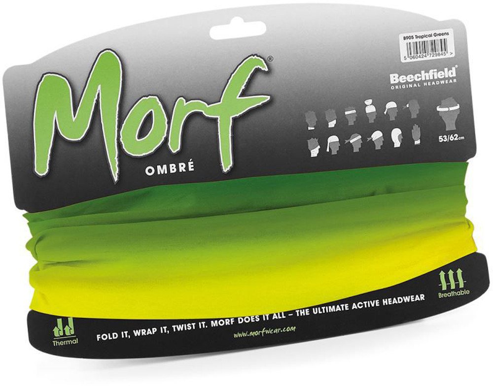 Beechfield® Multifunktionstuch Schlauchschal Morf Neckwarmer für Sport und Freizeit, (Spar Set, 2er Pack), Atmungsaktives Gewebe – Bild 2 von 3