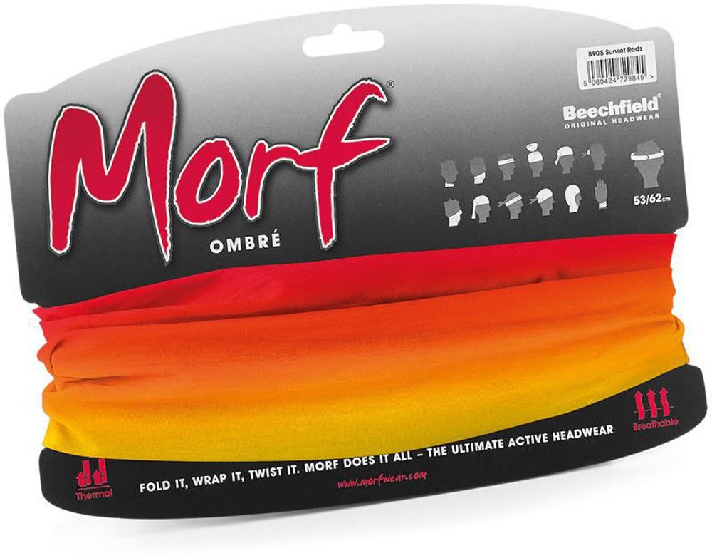 Beechfield® Multifunktionstuch Schlauchschal Morf Neckwarmer für Sport und Freizeit, (Spar Set, 2er Pack), Atmungsaktives Gewebe – Bild 2 von 2