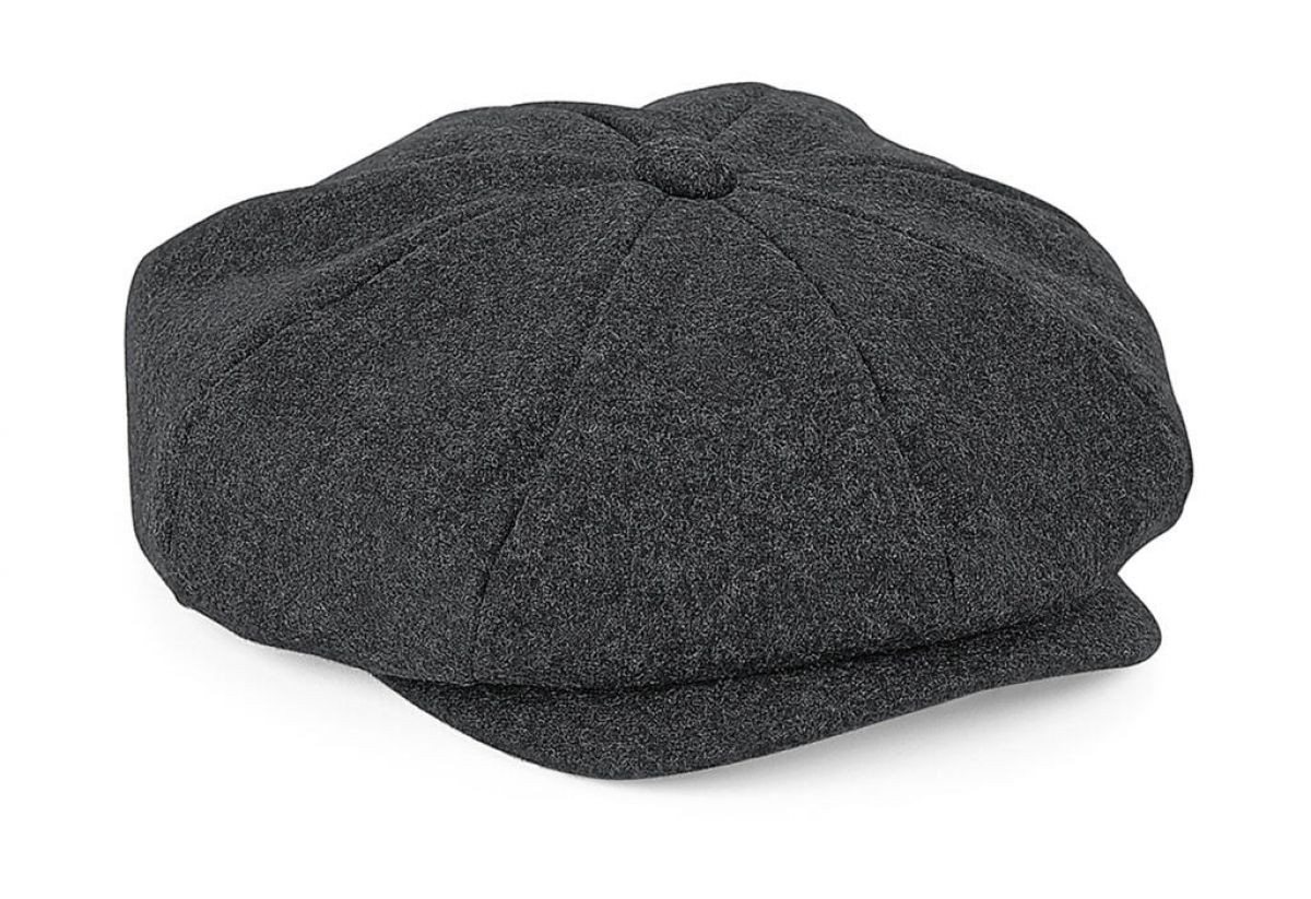 Beechfield® Outdoorhut Melton Wool Baker Boy Cap – Bild 2 von 3