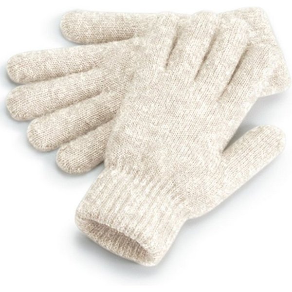 Beechfield® Strickhandschuhe Warme Damen Strickhandschuhe / Handschuhe / Winterhandschuhe Gerippter Ärmelabschluss
