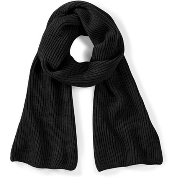 Beechfield® Strickschal gerippter Herren Schal / Strickschal / Modeschal für Männer, 170 x 20 cm