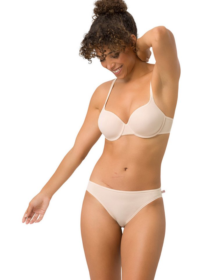Beedees Bügel-BH Stepy Soft WHP (1, 1-tlg., 1) Bügel-BH, nahtlose und vorgeformte Cups – Bild 3 von 5