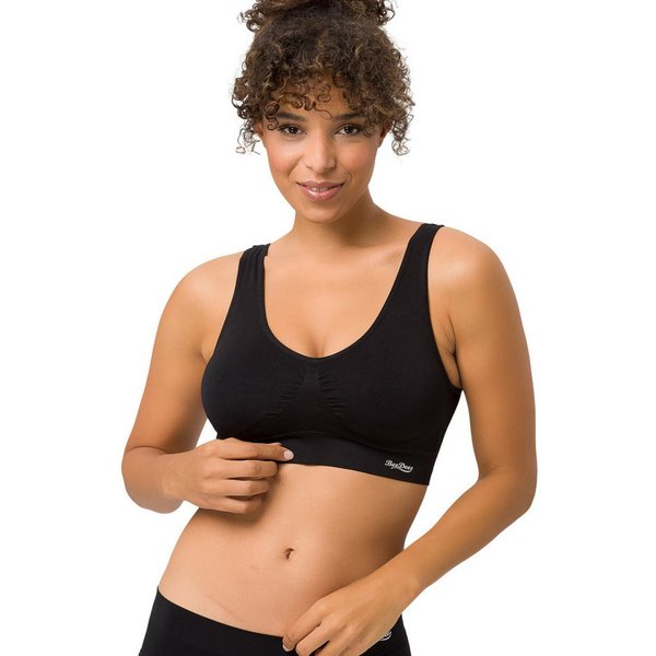 Beedees Bustier Comfee Crop Top (1, 1-tlg., 1) mit herausnehmbaren Cups