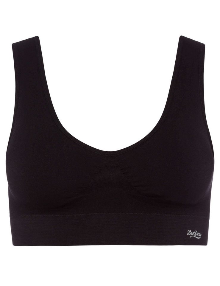 Beedees Bustier Comfee Crop Top (1, 1-tlg., 1) mit herausnehmbaren Cups – Bild 5 von 5