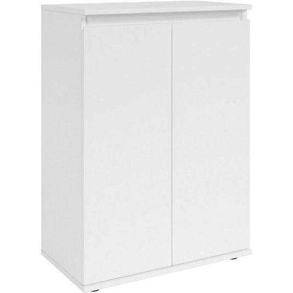 Bega Consult Kommode 2 Türen, 1 Boden, in weiß - 60x84x35cm (BxHxT)