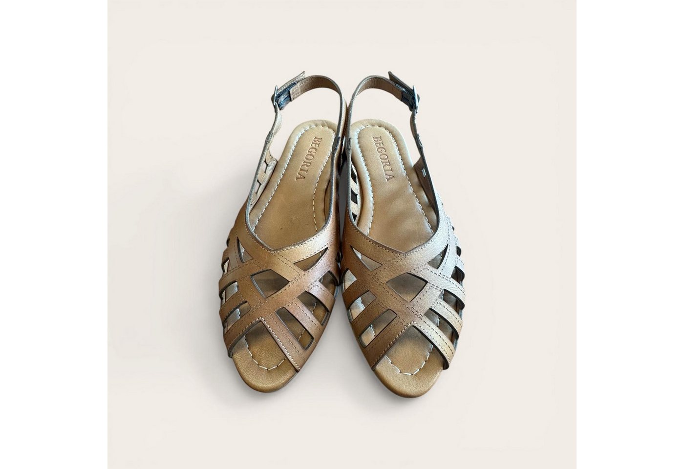 Begoria Begoria Marcella - Exclusive Slingback-Ledersandale Sandalette – Bild 3 von 3