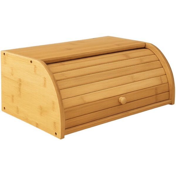 BEGRYF Brotkasten KH4, Bambus, (Einzelartikel, 1-teilig), Rolldeckel mit Griffknopf