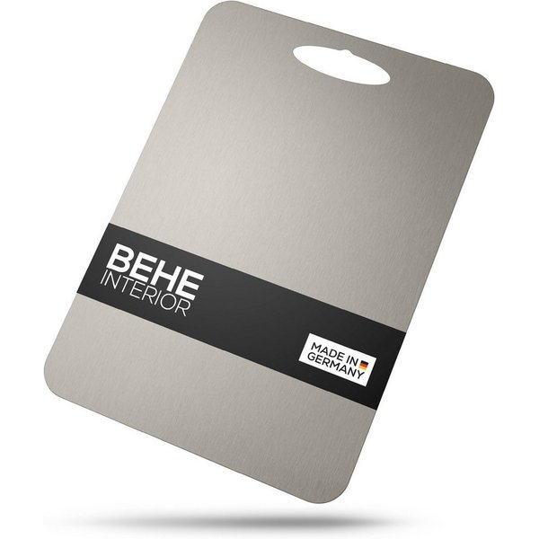 BEHE Interior Schneidebrett 100% Titan Schneidebrett - Titanium cutting board, (1 Schneidebrett), 00% Reintitan · Spülmaschinenfest · Antibakteriell · 30x21cm