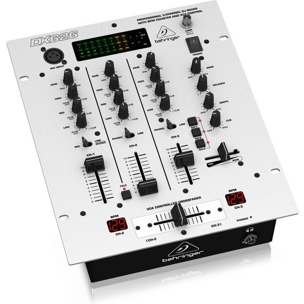 Behringer Mischpult, (DX626 Pro, DJ-Mixer, 3 Kanal DJ-Mixer), DX626 Pro - DJ Mixer