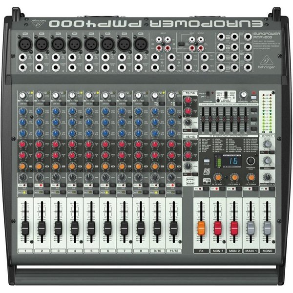 Behringer Mischverstärker (PMP4000 Powermixer, 2x 800 Watt - Powermixer)