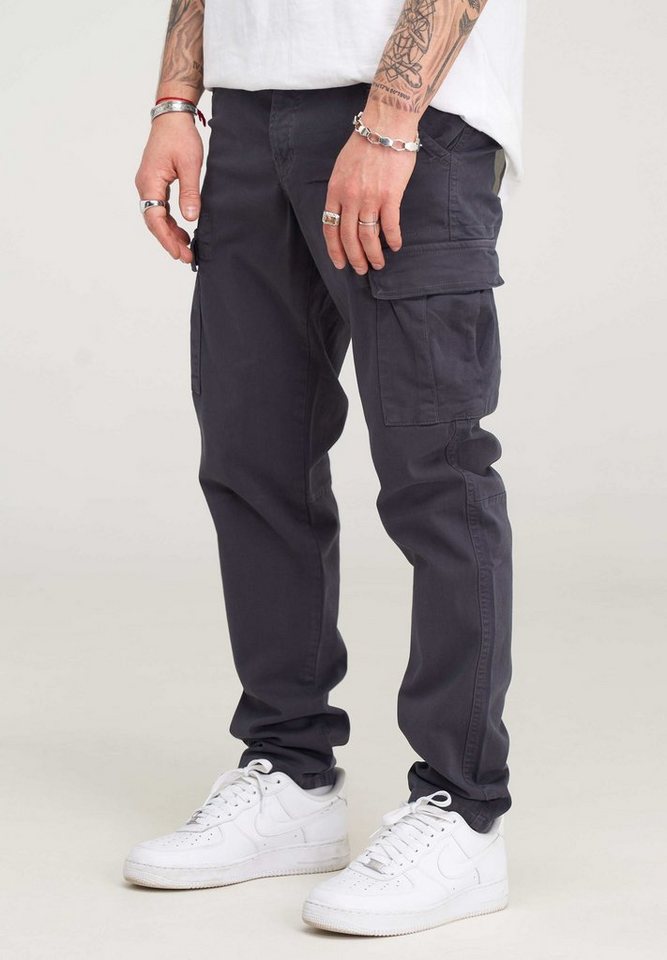 behype Cargohose BHMATOLA als Freizeithose mit Seitentaschen Herren Chino Jeans Hose Stoffhose – Bild 4 von 5
