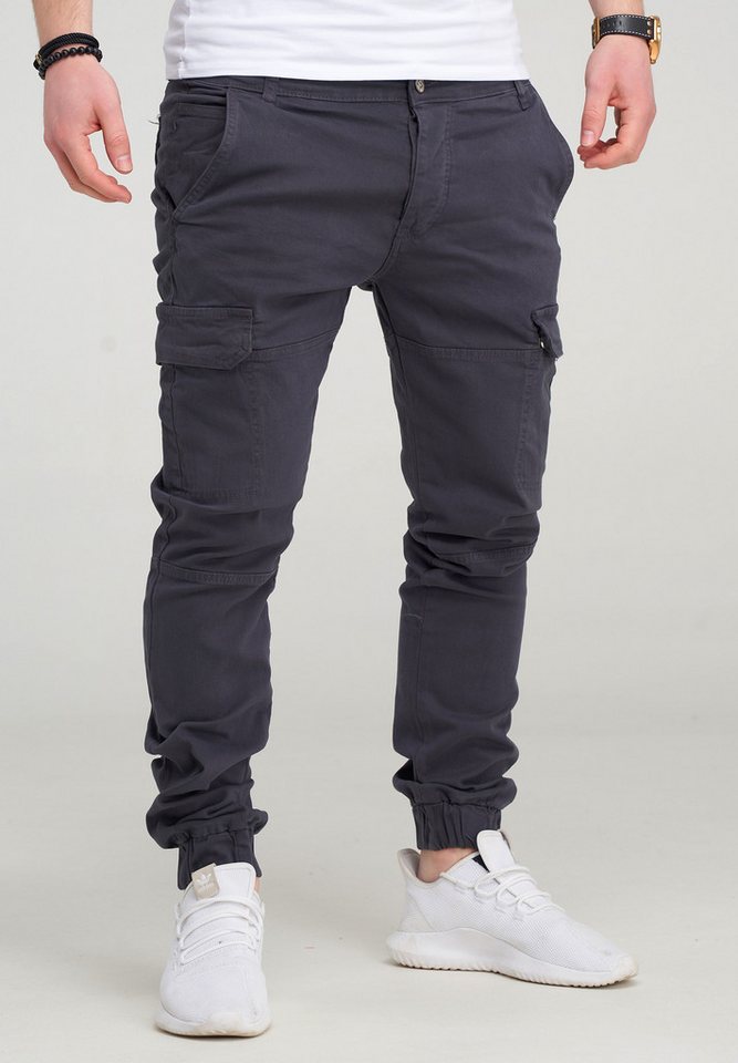 behype Cargohose BHMattheo2 im Jogging-Design – Bild 2 von 5