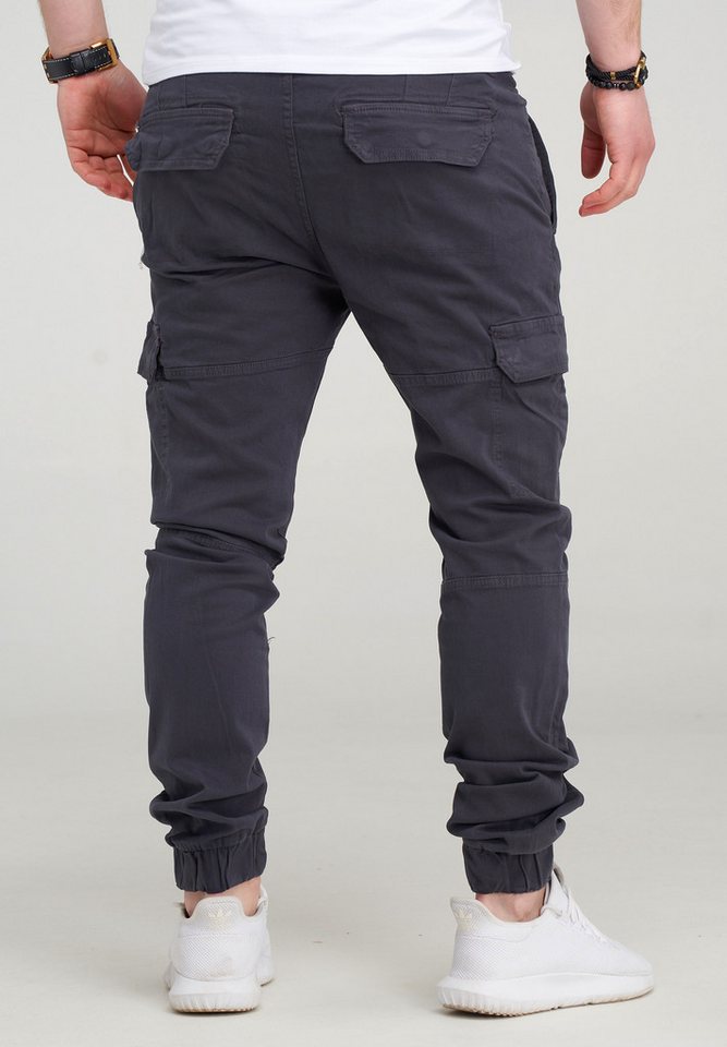 behype Cargohose BHMattheo2 im Jogging-Design – Bild 5 von 5