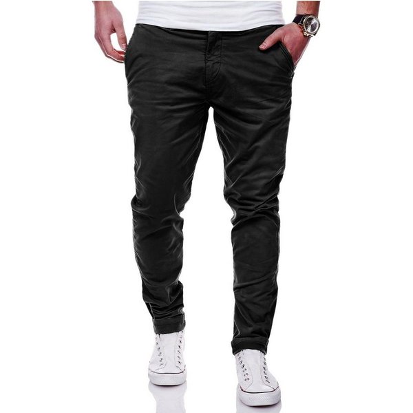 behype Chinohose MPBISTER Basic Stretch Hose Regular Slim-Fit
