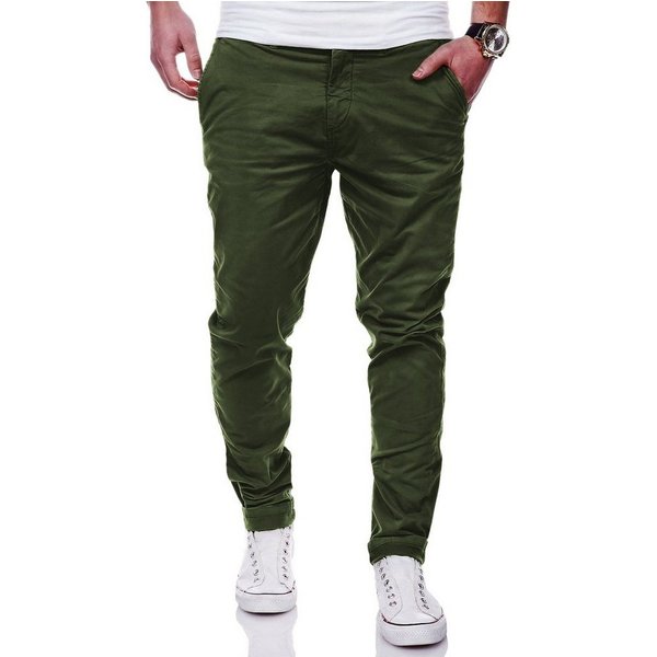 behype Chinohose MPBISTER Basic Stretch Hose Regular Slim-Fit
