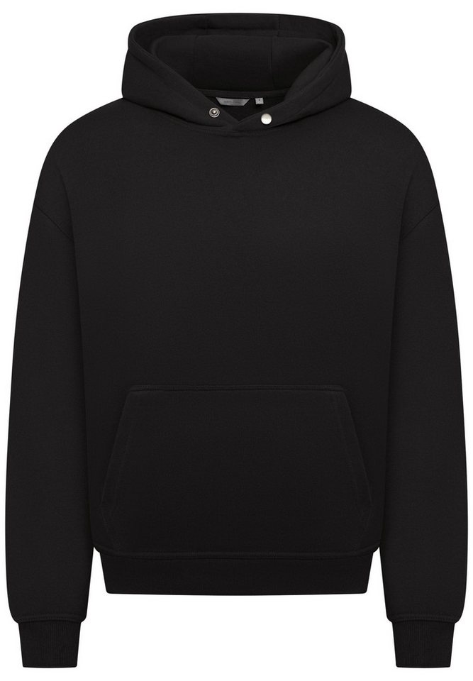 BEHYPE STUDIOS Hoodie IM OVERSIZE FIT Herren Kapuzenpullover mit Button-Close lockeres Kapuzen-Sweatshirt – Bild 2 von 5