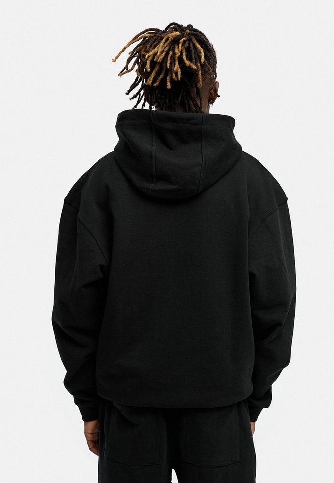 BEHYPE STUDIOS Hoodie IM OVERSIZE FIT Herren Kapuzenpullover mit Button-Close lockeres Kapuzen-Sweatshirt – Bild 5 von 5