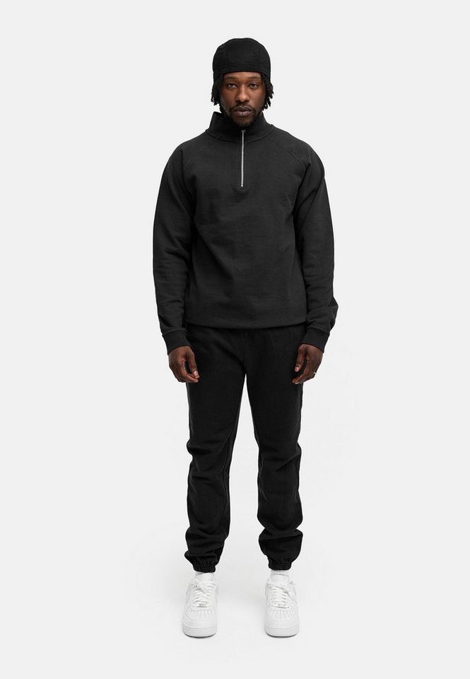 BEHYPE STUDIOS Sweatshirt IM OVERSIZE FIT, HALF-ZIP Herren lockerer Sweater mit Stehkragen – Bild 3 von 5