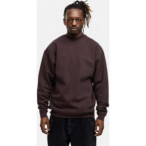 BEHYPE STUDIOS Sweatshirt IM OVERSIZE FIT, CREW-NECK PULLOVER Herren lockerer Rundhals Sweater