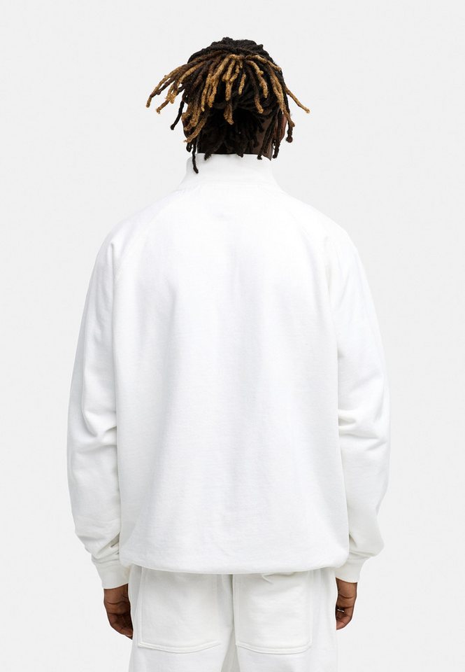 BEHYPE STUDIOS Sweatshirt IM OVERSIZE FIT, HALF-ZIP Herren lockerer Sweater mit Stehkragen – Bild 5 von 5