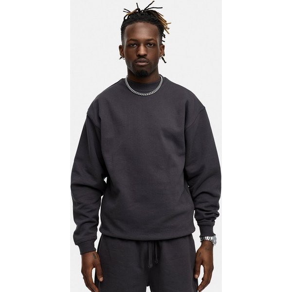 BEHYPE STUDIOS Sweatshirt IM OVERSIZE FIT, CREW-NECK PULLOVER Herren lockerer Rundhals Sweater