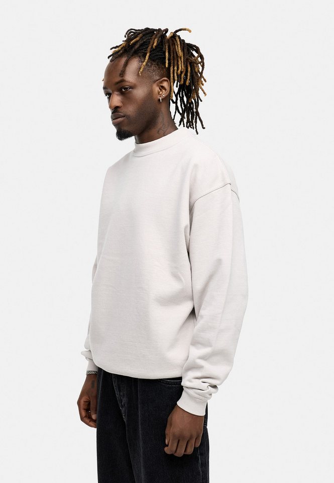 BEHYPE STUDIOS Sweatshirt IM OVERSIZE FIT, CREW-NECK PULLOVER Herren lockerer Rundhals Sweater – Bild 4 von 5