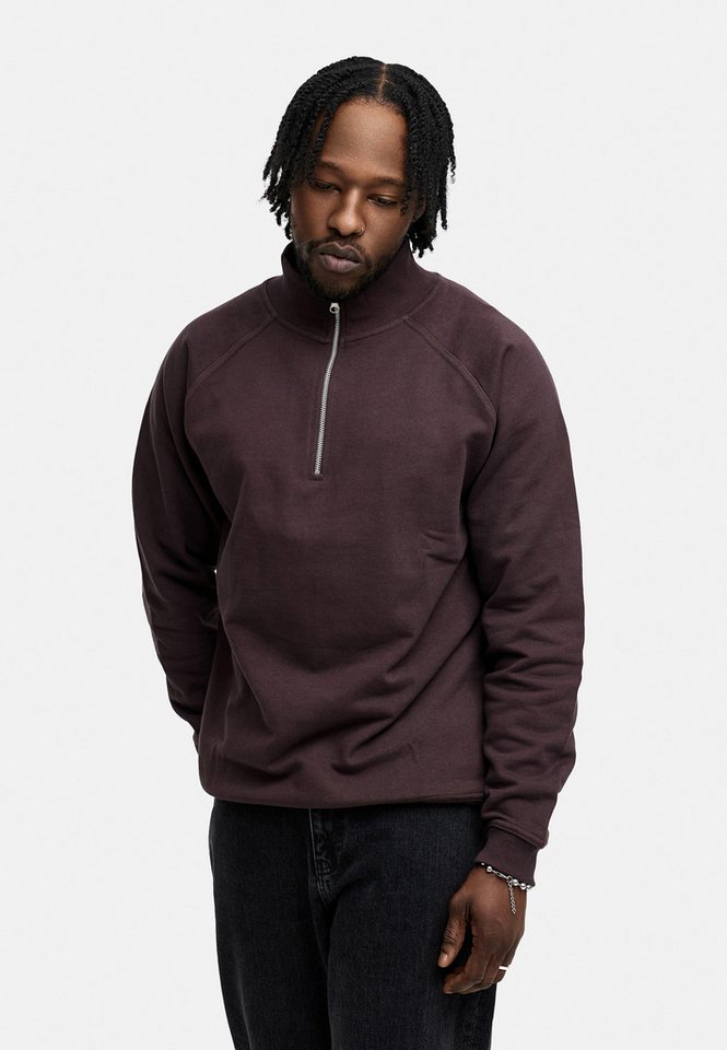 BEHYPE STUDIOS Sweatshirt IM OVERSIZE FIT, HALF-ZIP Herren lockerer Sweater mit Stehkragen – Bild 4 von 5