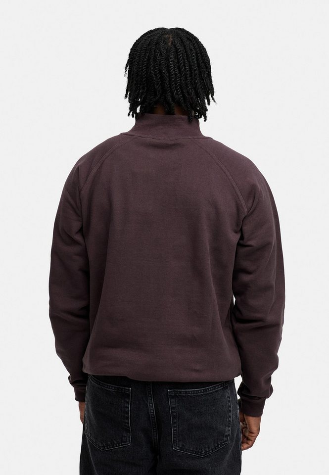 BEHYPE STUDIOS Sweatshirt IM OVERSIZE FIT, HALF-ZIP Herren lockerer Sweater mit Stehkragen – Bild 5 von 5
