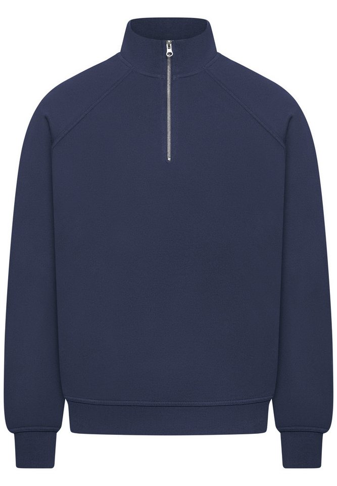 BEHYPE STUDIOS Sweatshirt IM OVERSIZE FIT, HALF-ZIP Herren lockerer Sweater mit Stehkragen – Bild 2 von 5
